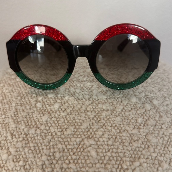 GUCCI WEB OVERSIZED SUNGLASSES - Picture 3 of 11